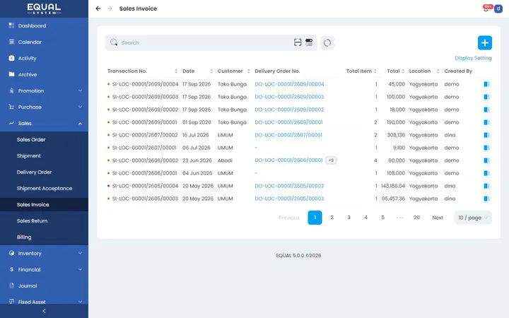 Sales Invoice