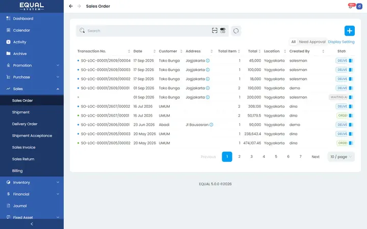 Sales Order