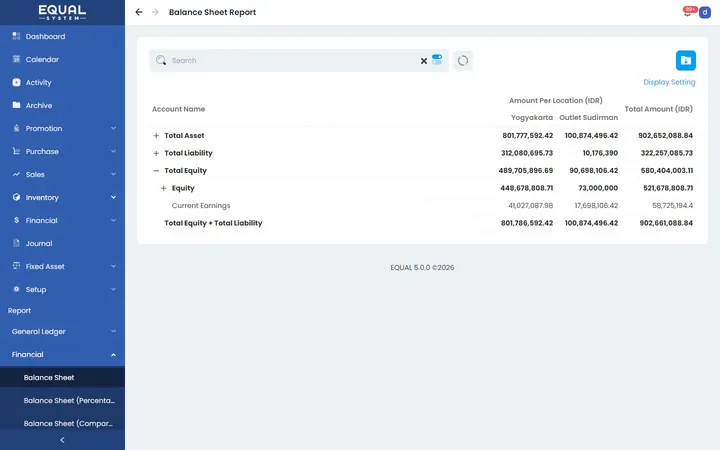 Balance Sheet